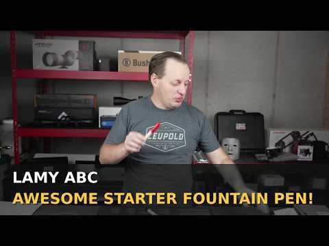 Lamy ABC - AWESOME Starter Fountain Pen!